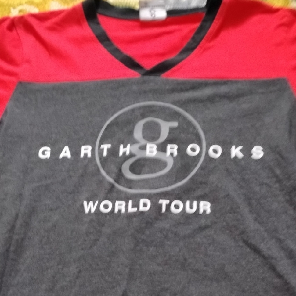 Garth Brooks Red and Black Tour Tee